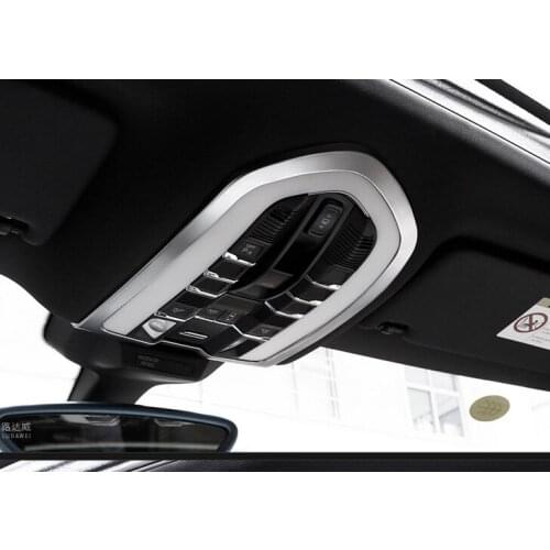 For Porsche Cayenne 2011- 2016 ABS Matt Front Reading Light Lamp Cover Trim 1pcs