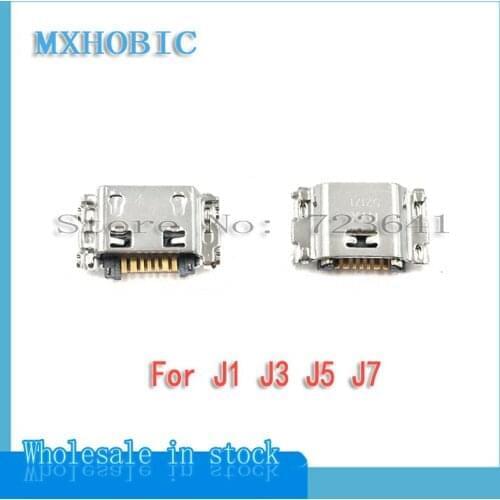 10pcs/lot USB Charger Dock Connector Port For Samsung J3 J5 J7 J1 J100 J120 J300 J320 J500 J500F J700 Charging Jack Socket Plug