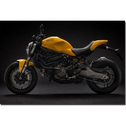 Ducati Monster 821 Motorcycle Poster Canvas Prints Paintings for Home Decor Wall Art Picture