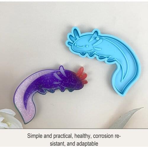 Giant Salamander Keychain Resin Molds Animal Pendant Mold Silicone Moulds For DIY Epoxy Resin Jewelry Molds