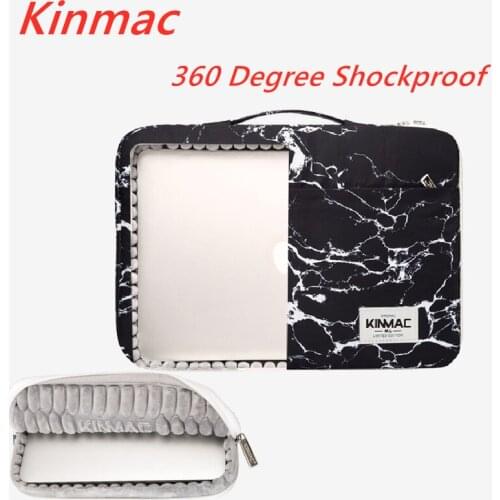 Kinmac Brand Laptop Bag 12,13,14,15,15.6, Lady Men Marble Briefcase Sleeve Case For Macbook Air Pro 13.3,Notebook,Dropship V084