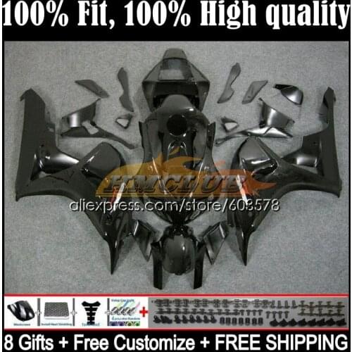 Injection Body For HONDA CBR 1000 RR CC CBR 1000RR 1000CC 49CL.1 CBR1000RR 06 07 CBR1000 RR 2006 2007 OEM Fairing Glossy black
