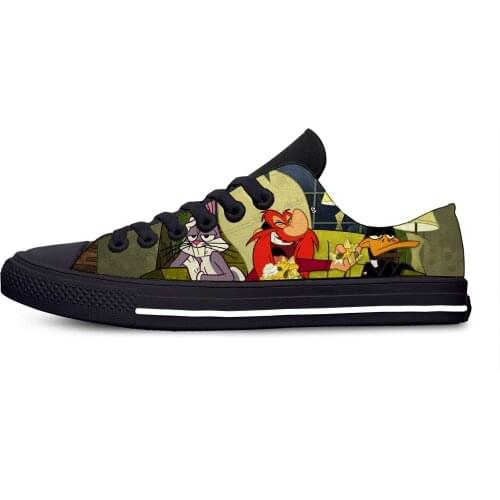 Hot Cool Fashion Low Top Man Woman Lightweight Sneakers Breathable Classic Canvas Shoes High Quality Board Shoes Yosemite Sam
