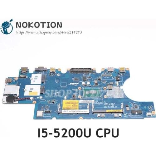 NOKOTION CN-0M5HV7 0M5HV7 ZAM80 LA-A911P MAIN BOARD For Dell Latitude 15 E5550 Laptop Motherboard I5-5200U CPU DDR3L