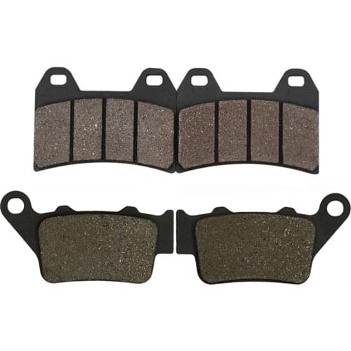 Cyleto Motorcycle Front and Rear Brake Pads for HUSQVARNA LT 610 LT610 2000 2001 SM610 SM 610 1999-2005