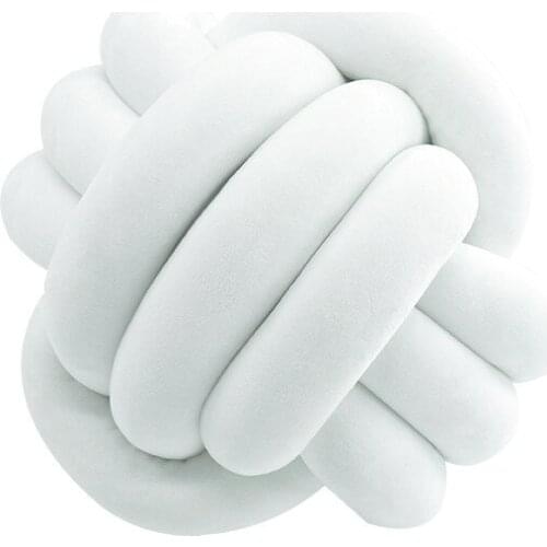 Handmade Knot Three Stripe Round Ball Stuffed Recliner Chair Back Cushion Body Support Funny Pillow