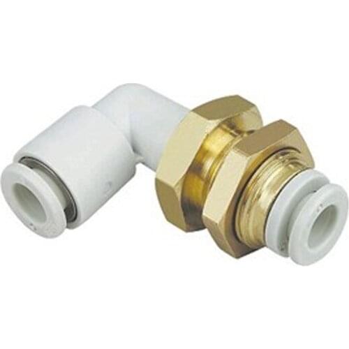 Applicable Tubing: Metric Size, Connection Thread: M, R,Bulkhead Male Elbow KQ2LE04-00A KQ2LE06-00A
