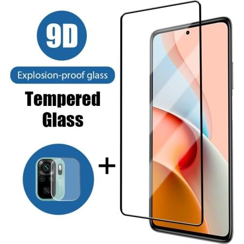 2IN1 Tough Back Screen Protector+Lens Film For Redmi 10X Pro 5G 4G 7A 6A 5A Plus Tempered Glass On Xiaomi Redmi 9AT 9C 9i 8A Pro