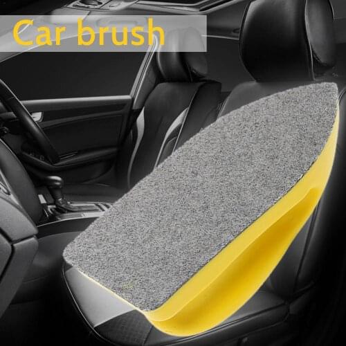 Car Felt Cleaning Tool Car Cleaning Brush Nano Brush Leather Seat Care Detail Wipe Care Detailing Interior Cleaning Brush