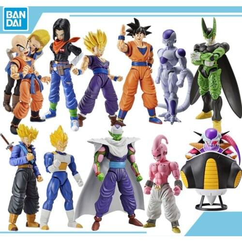Bandai Dragon Ball Super Assembly Model Figure-rise Son Goku Vegeta Broli Jiren Model Toy Kids Gifts