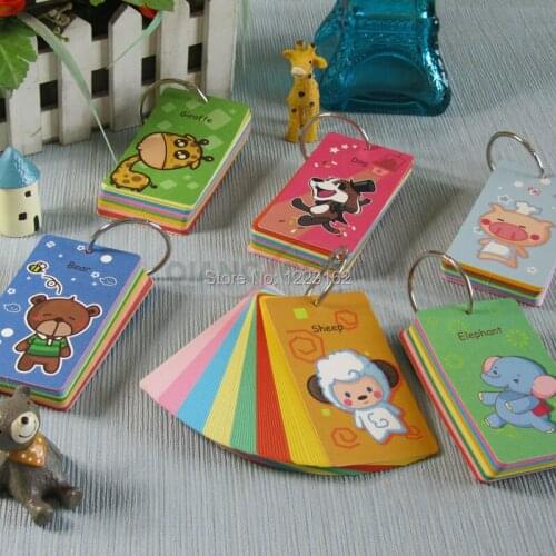 2pcs/lot High quality Stationery words cards Cute Cartoon notepad memo pad vocabulary cards for learning Popular staitionery