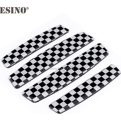 40 x Car Styling Door Edge Guard Protector Strips Anti-collision Anti-scratch Trim Door Edge Guard Stickers For F1 Check Flag
