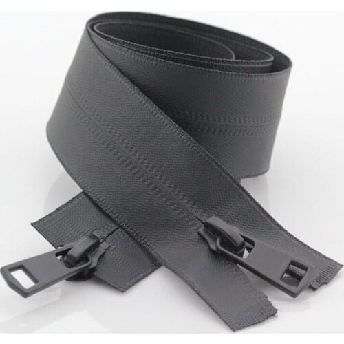 5# Zipper Nylon Invisible Waterproof Zippers NO.5 Double Head Open-End Zip DIY Outdoor Jacket Garment Sewing Accessories