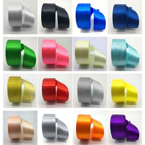 5yds/lot (1-1/2Inch 38mm) Silk Satin Ribbon Polyester Ribbon For Wedding Party Christmas Ribbon Pick Color