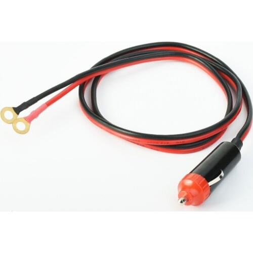 12V 15A Male Plug Cigarette Lighter Adapter Power Plug O type terminal For Car Backup, Air pump, Electric Cup 1M/3M