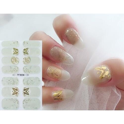 Watercolor Style Colorful Nail Stickers Nails Sticker Designer Nail Sticker Set Nail Decoration Sticker For Nails Full Beauty