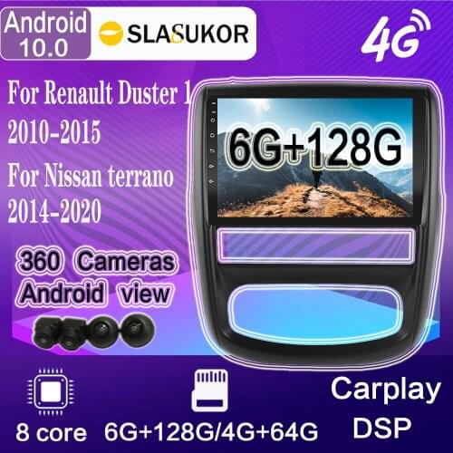 For Renault Duster 1 2010-2015 For Nissan terrano 2014-2020 Car radio Android Stereo Receiver Multimedia Video Player Navigation