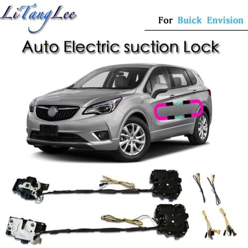 For Buick Envision 2014~2019 Car Soft Close Door Latch Pass Lock Actuator Auto Electric Absorption Suction Silence Closer