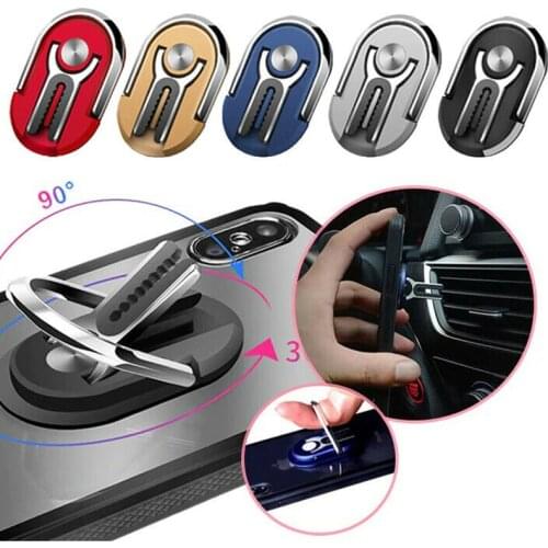 Car Phone Ring Bracket Car Air Vent Mount Support Mobile Cell Smart Phone Stand Air Outlet Universal Finger Ring Car phone holde