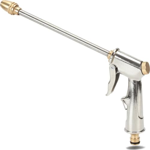 Car Auto Water Gun Silver/Golden Garden Water Jet Washer Spray Cleaning Tool For Car Washing Garden Irrigation Watering Hose