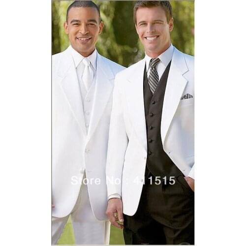 FREE shipping!wedding Custom Ivory Groom wear Tuxedos Lapel Groom/men Wedding Suit/italian A suits for men/custom suits.tuxedo