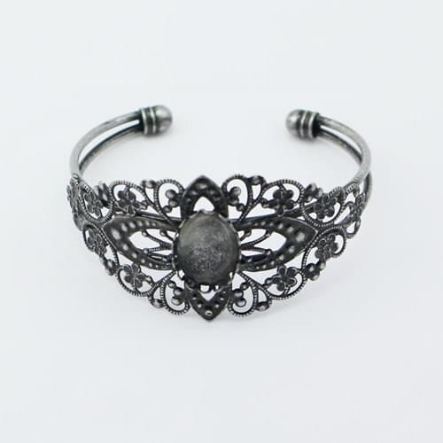 Bracelet Cabochon Jewellery Findings Base Diameter 18x25mm,62x35mm,Nickel-Free sold by 5 pcs Bezel Setting BanglesID:16931