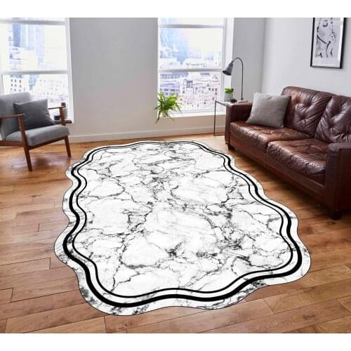 L16 Decorative Carpet Non-Slip Base Rug Fabric Kitchen Livingroom Accessory Modern Original bedroom decor living room home