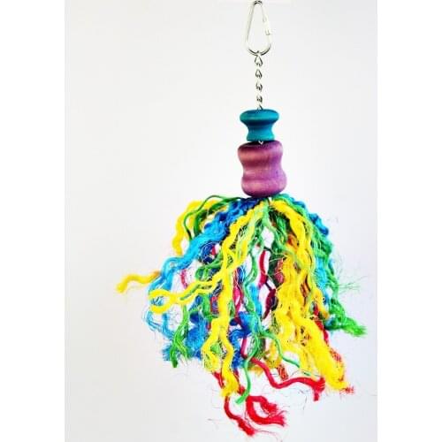 Handmade Wooden And Leather sheet Pet toys Birds Toys for medium and Small Parrots or Pigeons 065 cheap but