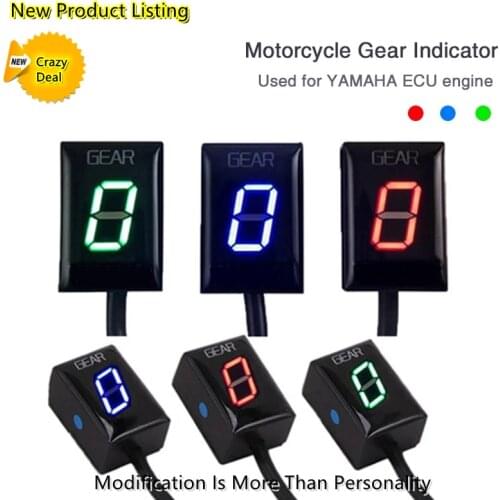 Gear Indicator for YAMAHA YZF-R1 YZF-R6 FZH150 FZN150 Xt660 Fz-16 FZ-S FZ1 XVS950A Midnight Star FZ8 FZ6R XV1900a 1-6Leve