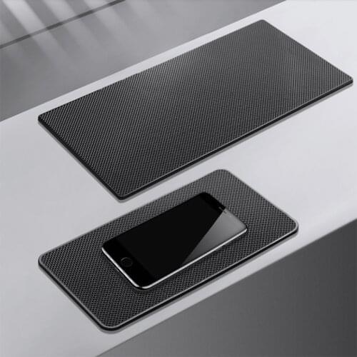 Car Dashboard Sticky Anti-Slip PVC Mat Auto Non-Slip Sticky Gel Pad For Phone Sunglasses Holder Car Styling Interior