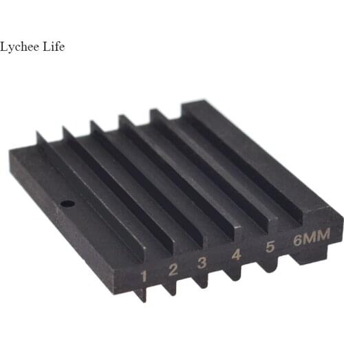 Lychee Life Steel Double Side Repair Tool For Leather Thinner Edge Skiving Handmade Shovel Cutting Leathercarf