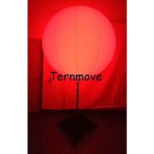 Advertising inflatable stand lighted balloon with stainless steel tripod/LED lighting inflatable tripod balloon display oxford