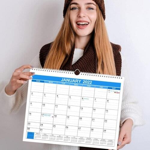 July 2021 - December 2022 Desktop Calendar Dual Daily Schedule Table Planner Yearly Agenda Organizer Office Desk Calendar