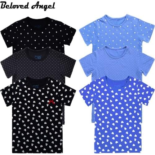 2018 New Summer Style Boys Girls T Shirt Print Cotton Tops Tees T Shirt For Baby Kids Children Outwear Clothes Short Sleeves Top