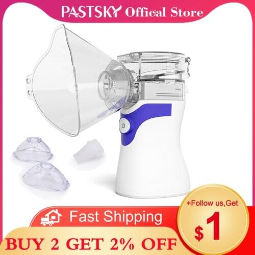 Portable Inhaler Nebulizer Mesh nebulizador for Adult Children Handheld Atomizer Inhalator Health Care USB/Battery Power