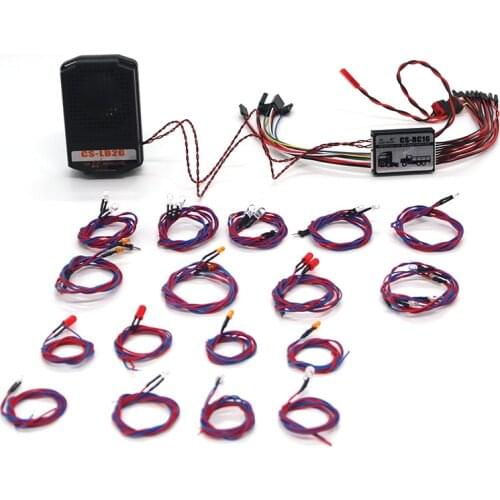 Remote Control Car Upgrade Parts Tractor Trailer Truck Climbing Car Light Sound Group