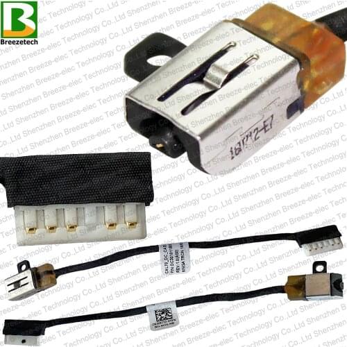 Laptop DC POWER JACK w/ CABLE connector for Dell Inspiron 17 3779 5000 5570 5770 i5770 5775 i5775 P35E001 P35E 2K7X2 DC301011B00