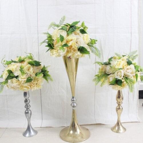 SPR 10pcs/lot wedding table center flower ball wedding road lead artificial flore centerpiece wedding backdrop flower decoration