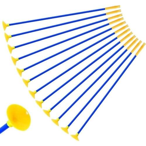 12pcs 52cm Sucker arrows OD 4.5mm Fiberglass Arrows for Youth Children Kids Beginner Outdoor Practice Archery bow Kids Gifts