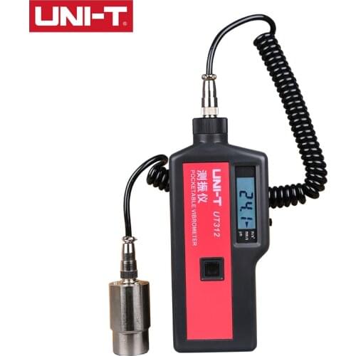 UNI-T Vibration Tester UT312 Measures Acceleration Velocity Displacement Auto Power Off Low Battery Indication Data hold