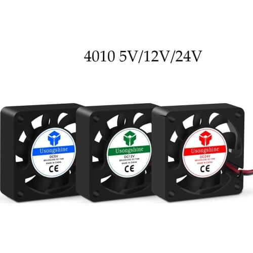 3D printer Fan Cooling fan 4010 5/12/24V (40*40*10mm) Fan 4010 5 12 Volt Brushless DC Fans for heatsink cooler cooling radiator