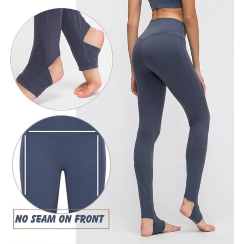 Lulu Women Ballet Dance Gymnastics Workout Pants Full Length Yoga Running Legging High Waist Stretchy Gym Activewear