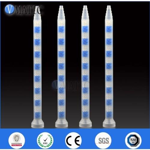 High Quality 10pcs GSM9-16 All Purpose Use Glue Dispensing Plastic Static Mixer Nozzle AB Adhesive Mix Tube