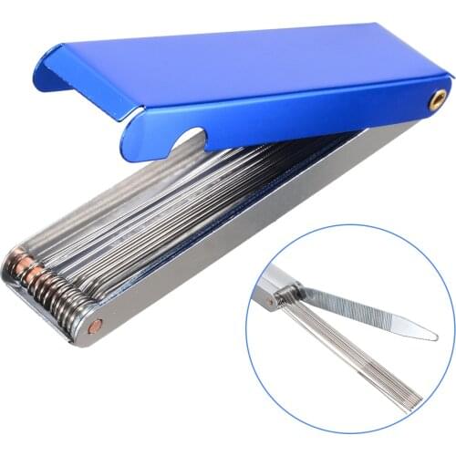 2Pcs Welding Torch Nozzle Tip Cleaner Tool File Needle Welding Torch Tip Aluminum Nozzle Cleaner For Welding Torch