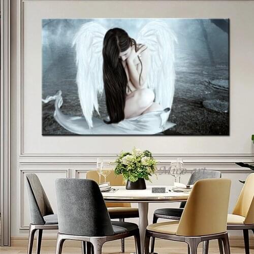 5D Diy Abstract Cartoon Sexy angel Castle Diamond Painting Full Square rhinestone Embroidery Mosaic Home Decoration