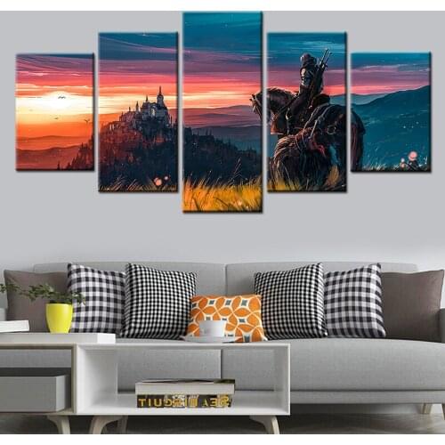 Diamond Embroidery Wild Hunting 5D Diy Diamond Painting Full Square Round Drill Crystal Puzzle Mosaic Cross Stitch 5PcsZP-3175