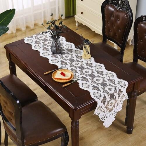 British Fashion Gold Thread Embroidered Table Runner TV Wall Cabinet Piano Cover Cloth Wedding Party Hotel Villa Home Decoration