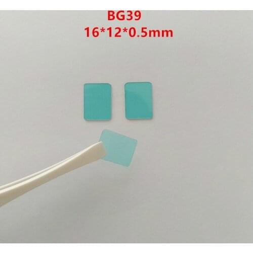 Infrared Absorption Cut-Off Filter Lens Blue Glass Bg39 16*12*0.5Mm for Camera Monitoring