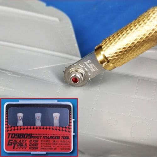 1set Rivet Making Tool GALAXY Modelers High Hardness Steel Maker Roller Wheel T09B01/T09B08/T09B09 for DIY Military Model Parts