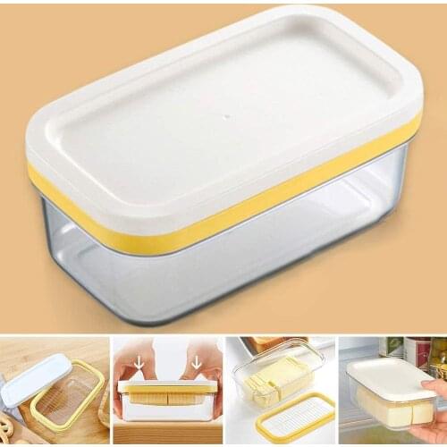 Butter Cutting Box Butter Cheese Container with Cutting Net for Home Kitchen Storage